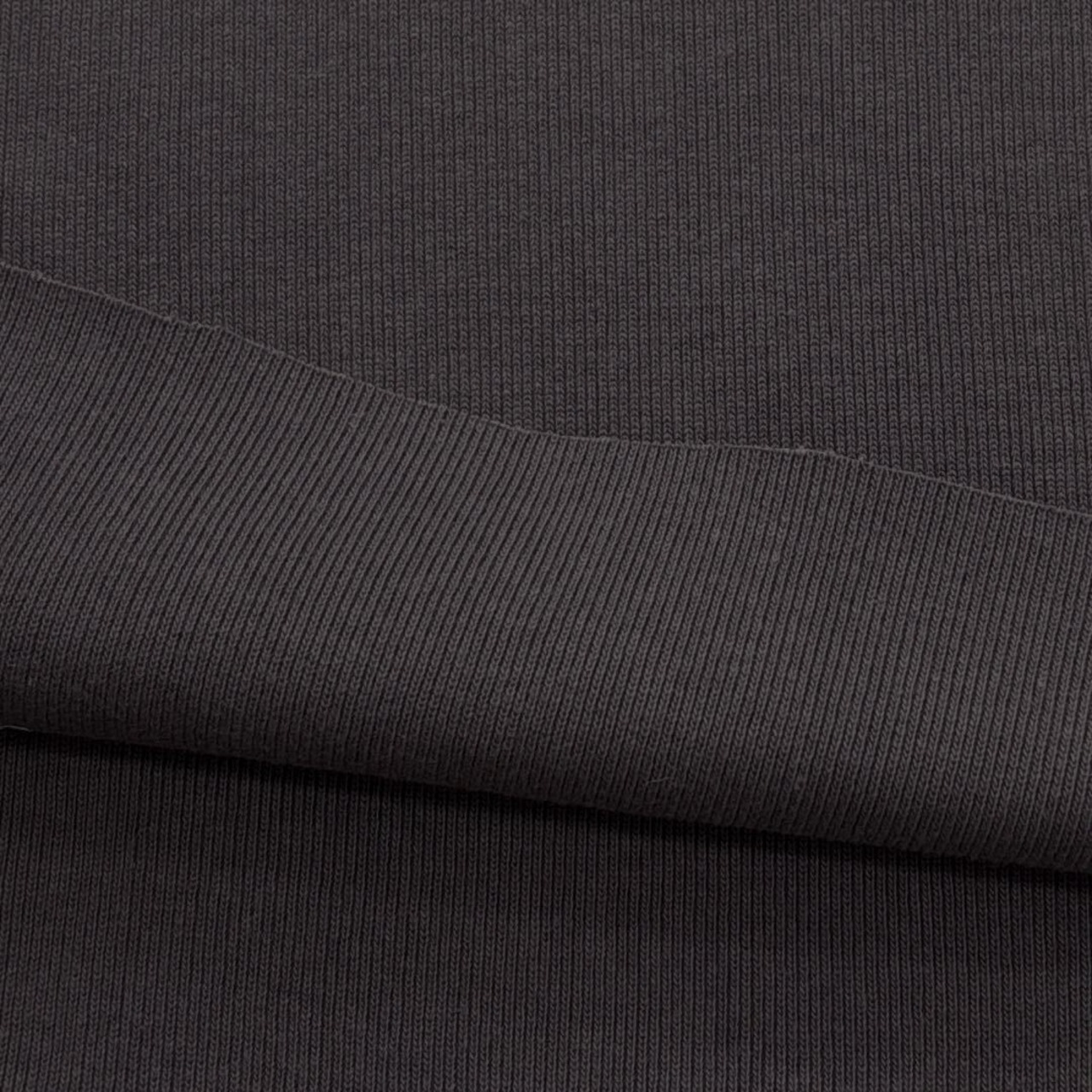 ★AM153◆4.1m◆ラスト1点‼◆綿100%リブニット生地◆チャコール