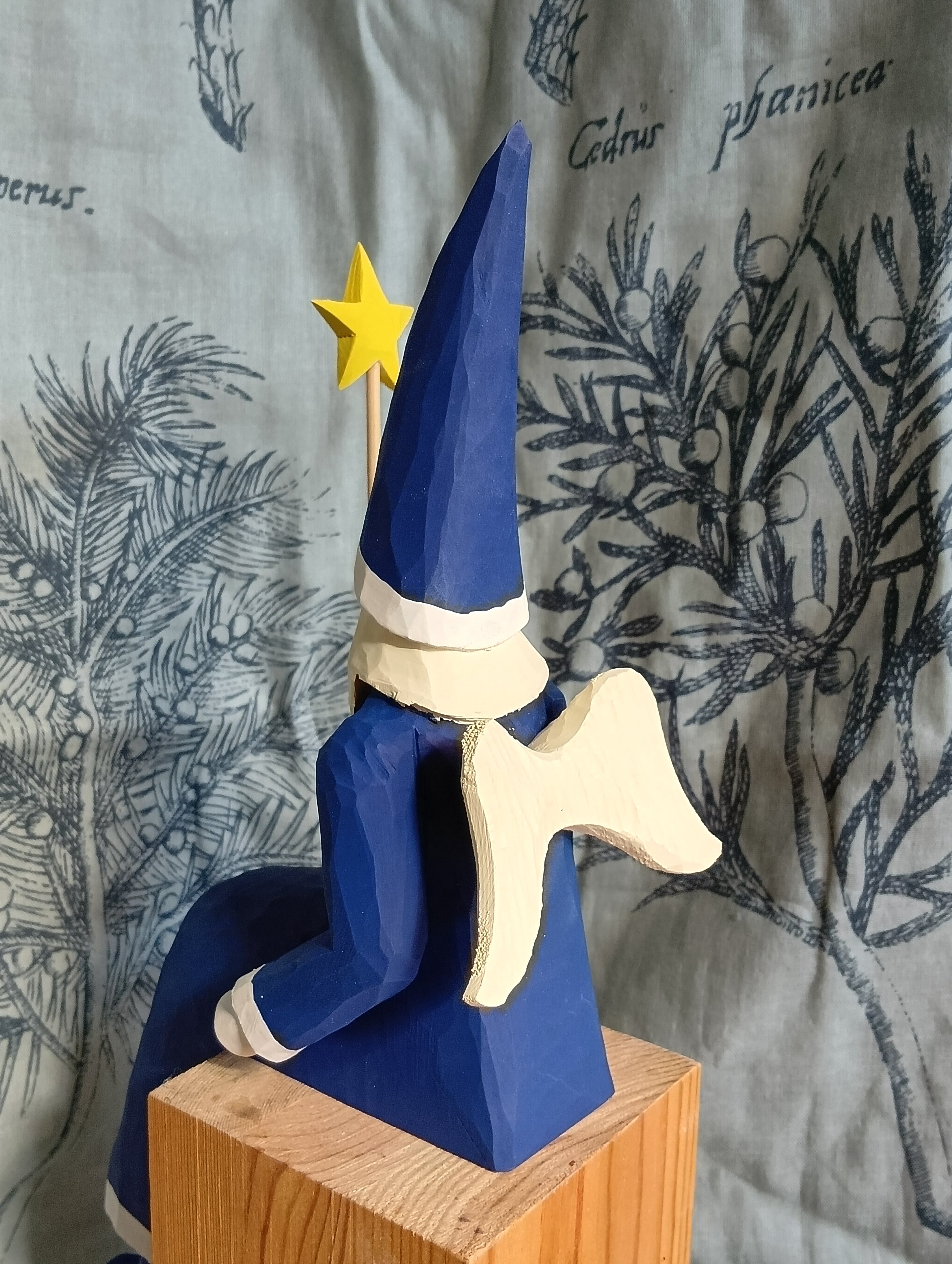 イソベサンタ お座り ブルー 星持ち 羽 | イソベサンタのオンライン