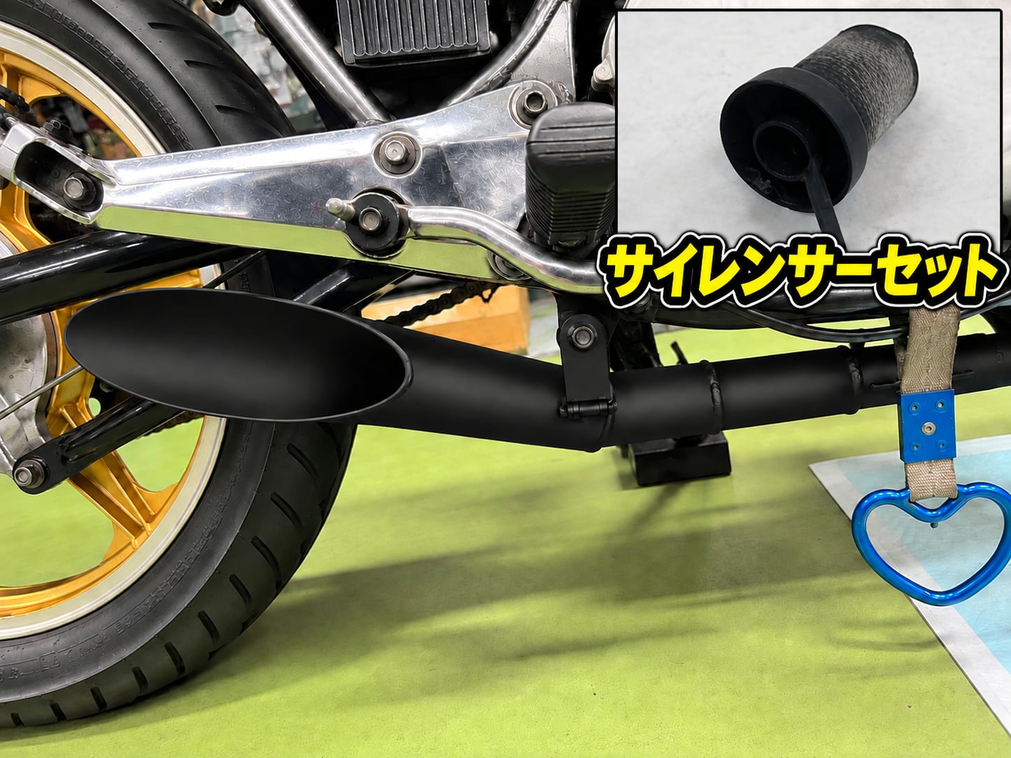 GSX250用 ゴキ ザリ イノカン3 オリジナル マフラー 25イノカン