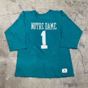 1970's CHAMPION FOOTBALL TEE "NOTRE DAME"