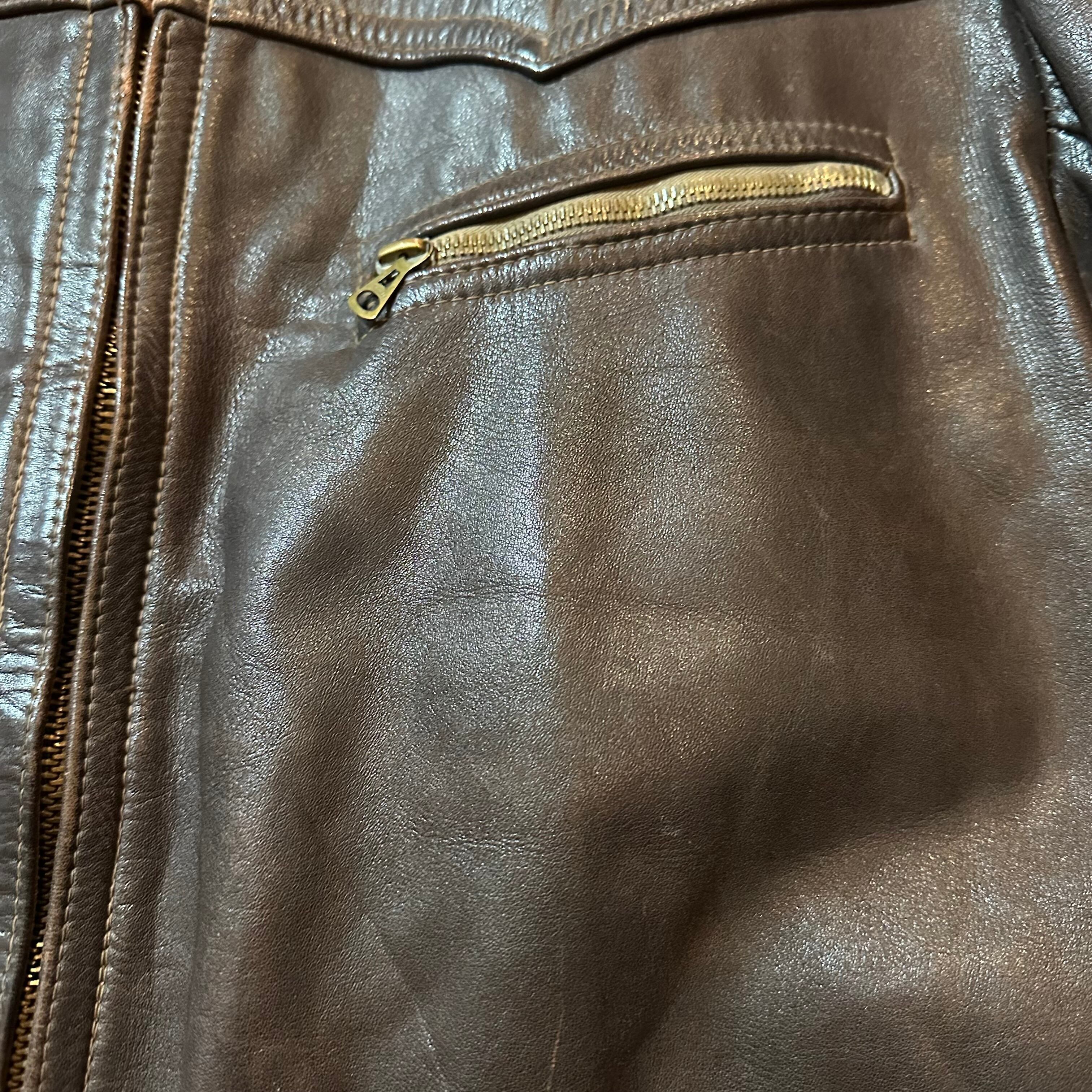 E362】〜40s Haelson leather jacket made in Germany / 〜40年代
