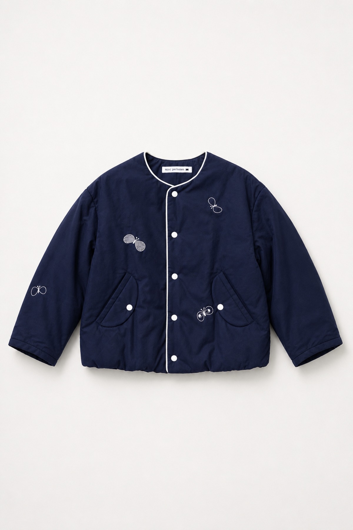 mina perhonen 26AW 〉 choucho “コート” / AEA2080PB / navy / 90 