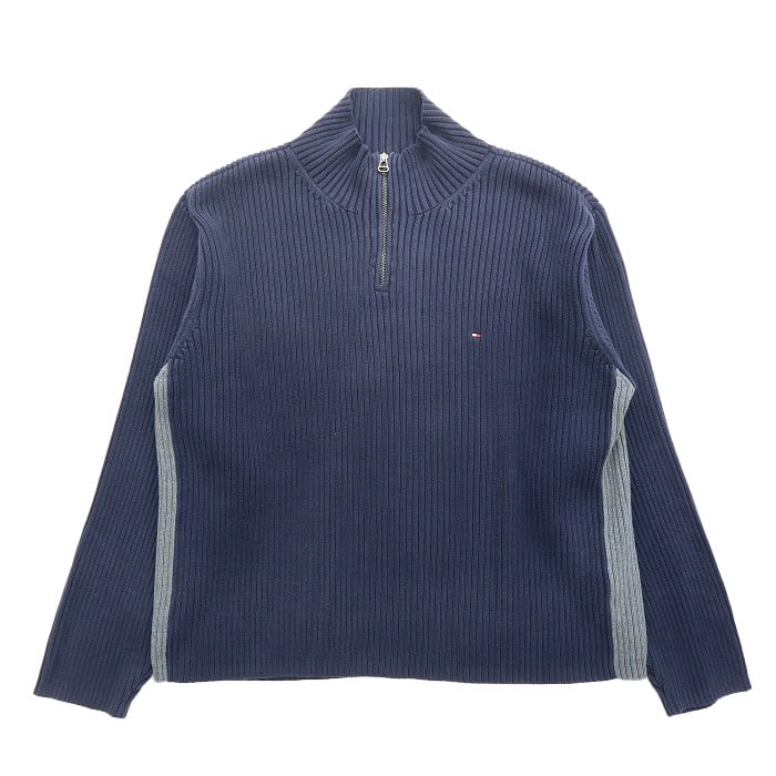 古着 TOMMY トミーヒルフィガー プルオーバー コットンニット セーター