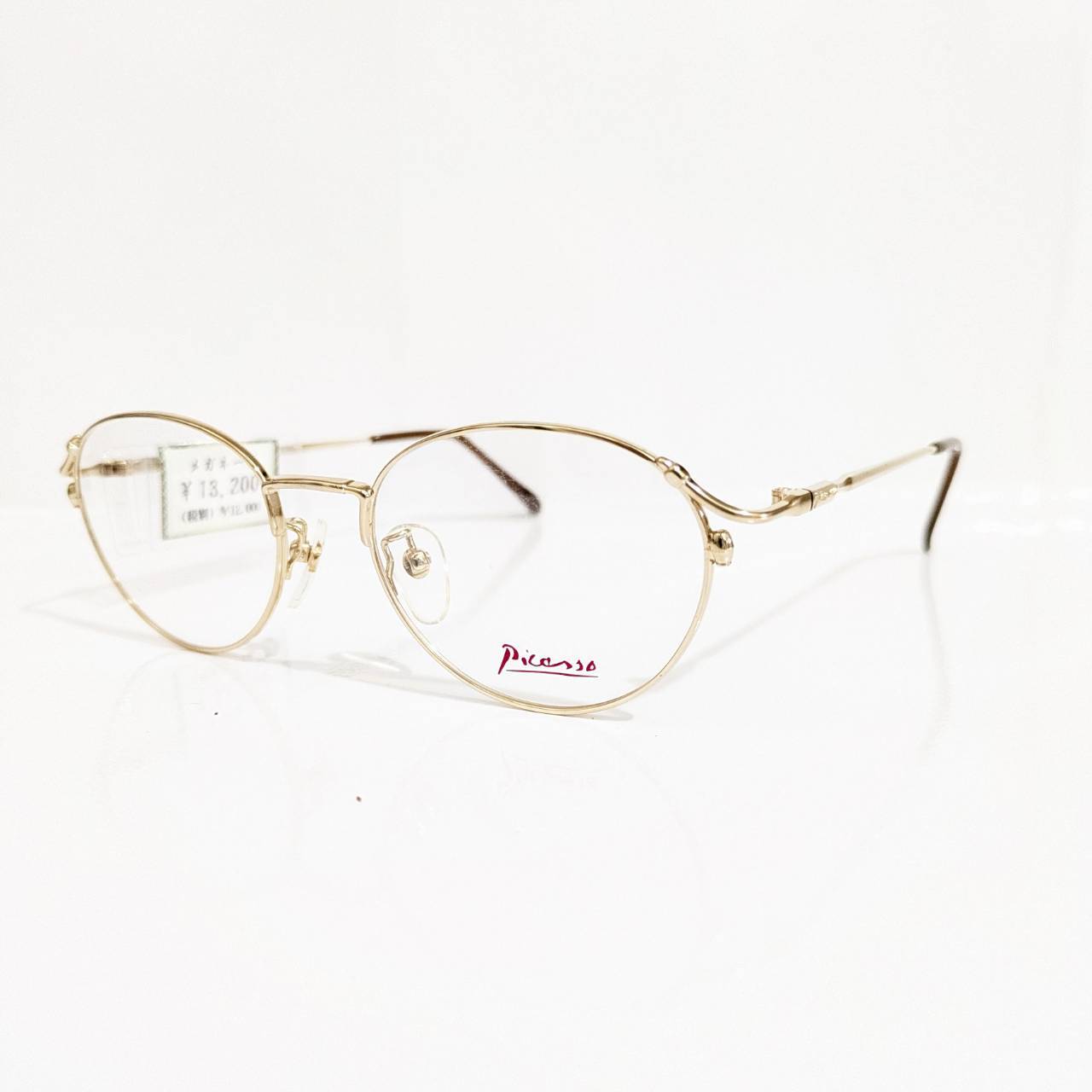 【Picasso】ボストンメタルフレーム ゴールド