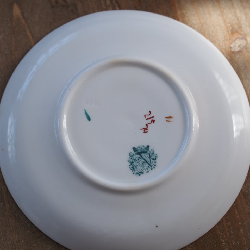 希少フランスアンティーク サルグミンヌ ミントン215 ソーサー F2