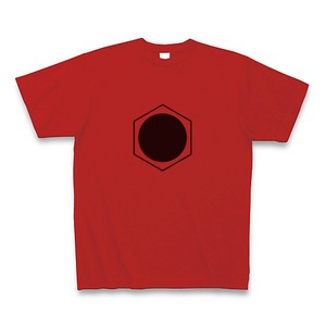 理系Tシャツ【ベンゼン環／丸／レッド】-(Scien-T'st)Benzen/Circle/Red