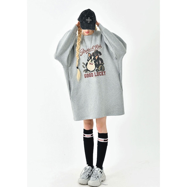 アニマルグラフィックスウェットワンピース 2col R02844