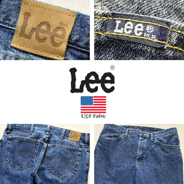 1点物◇USA素材リーLeeジーンズ36デニムパンツ古着メンズXLレディース