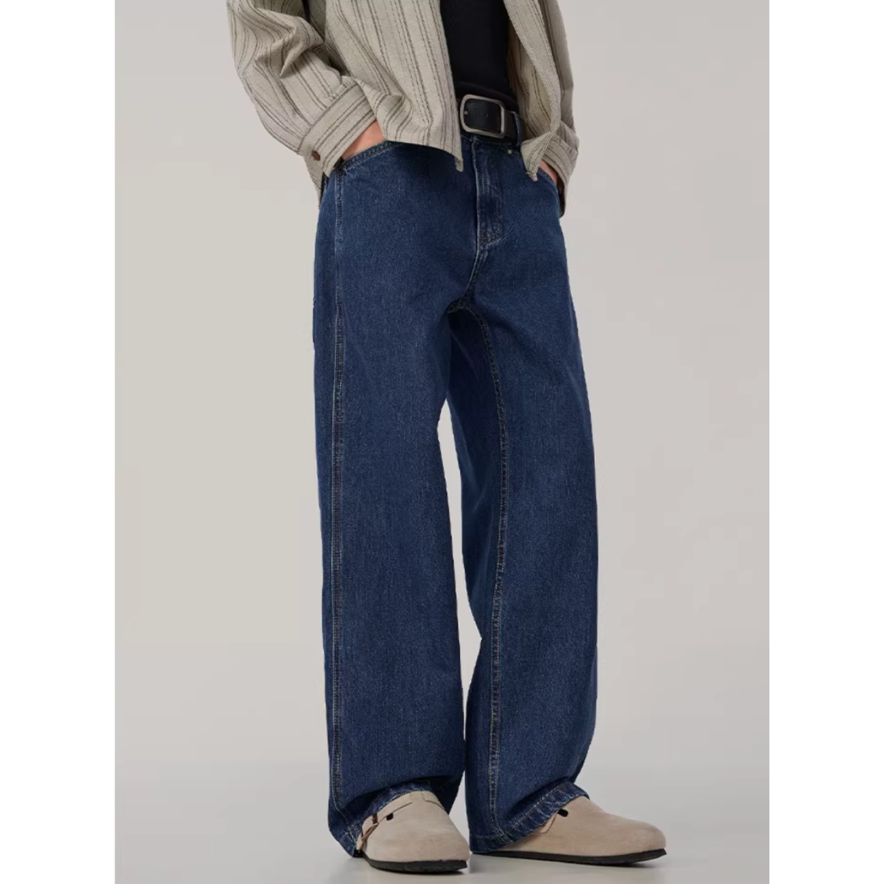 ストレート フルレングス デニムパンツ af0467