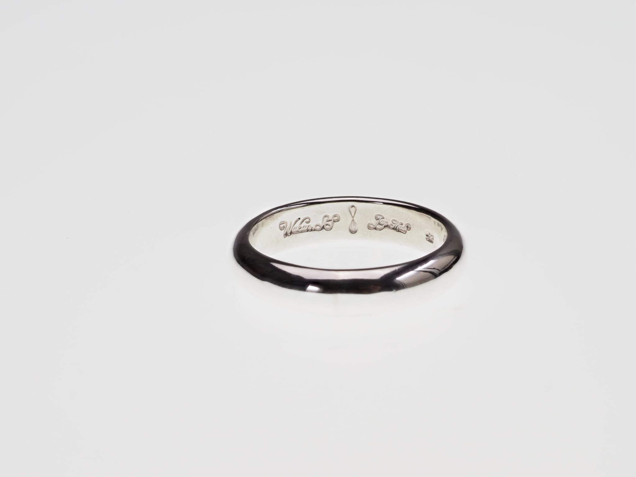 R-23 K18マーク付き甲丸リング 5mm | WAKAN SILVER SMITH online store