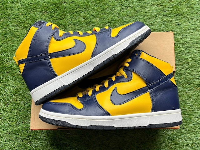 NIKE DUNK HIGH LE MICHIGAN 630335-471 27.5㎝ 46751