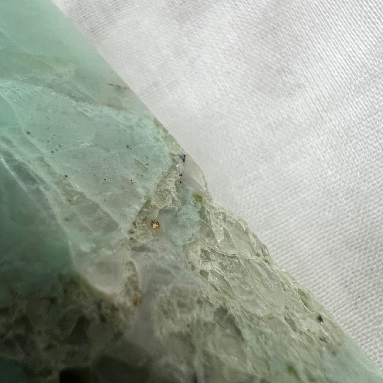 ガーニエライト タワー1*グリーンムーンストーン*ポイント*天然石インテリア*パワーストーン*天然石置き物