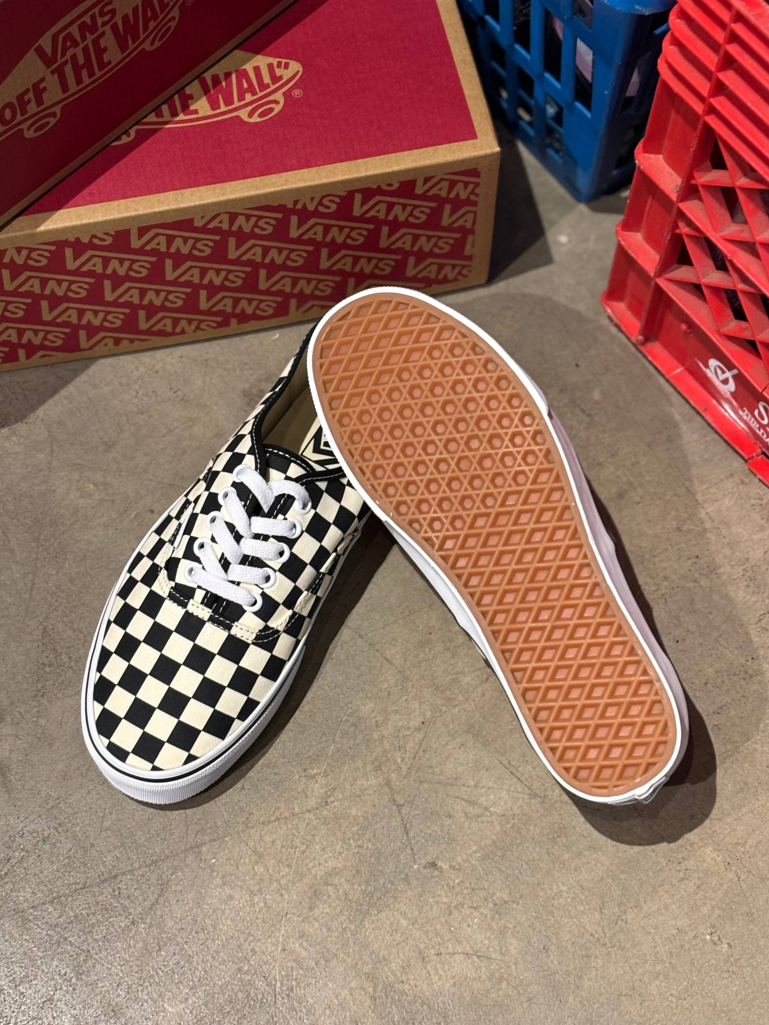 VANS Authentic PRIMARY CHECK Black/White / ヴァンズ VANS Authentic PRIMARY CHECK Black/White / ヴァンズ