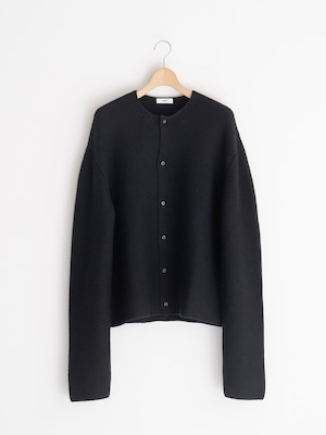 RIER CARDIGAN OVERSIZE BLACK LINKS KNW55 LKS