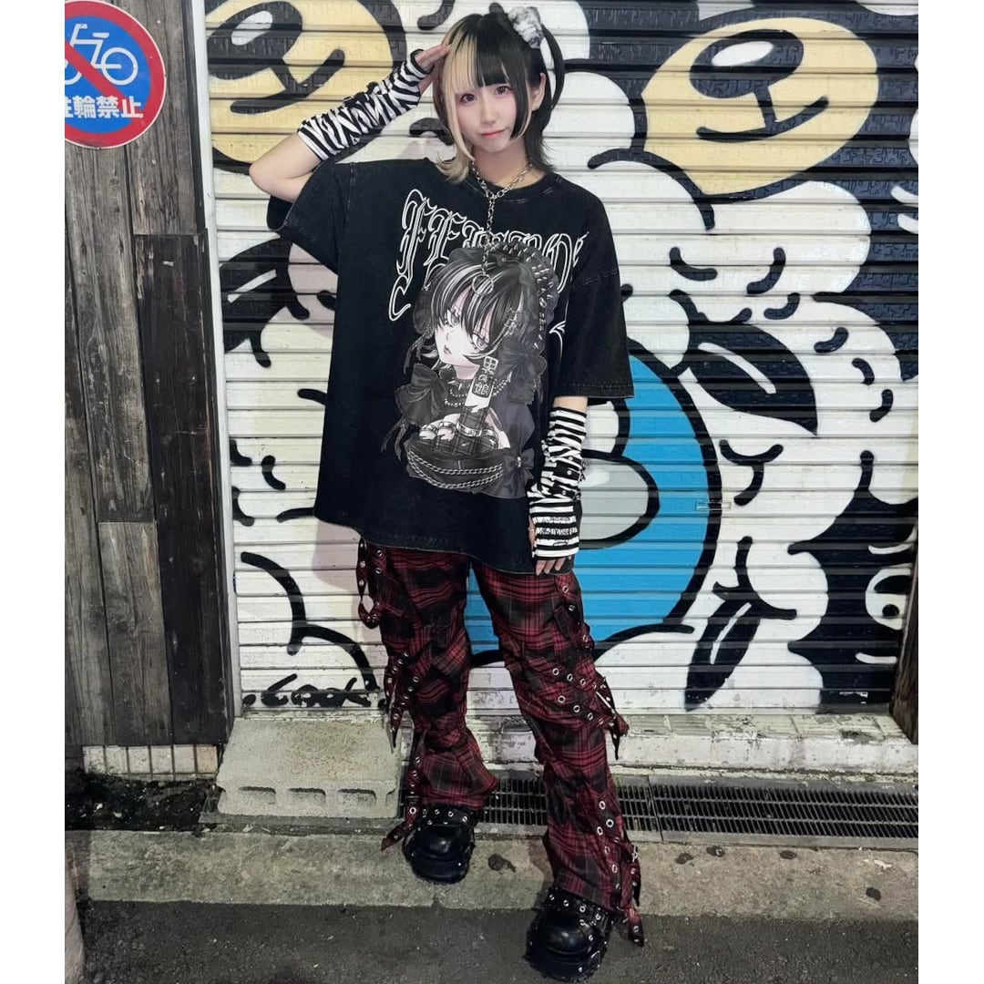 7/3 完売→再入荷！】新作☆男の娘ウォッシュTシャツ