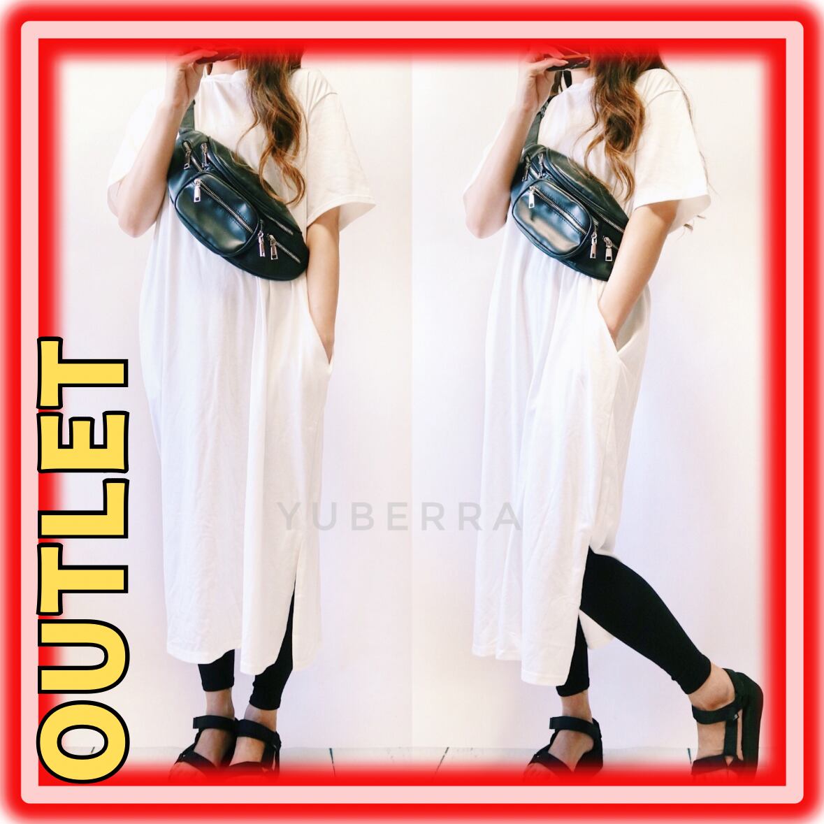 ロングTシャツワンピース