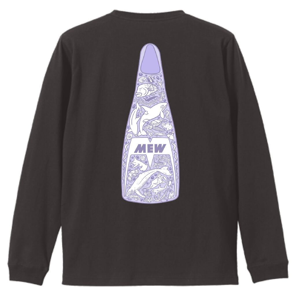 【OnlineStore限定】Fin Artist YURIE × GULL コラボ ロンT “アイリスパープル”