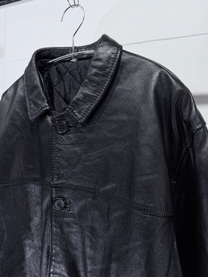 【L】1990s Leather Jacket / 20251210