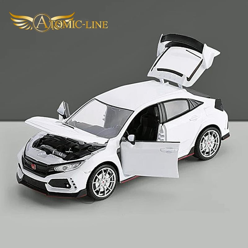 HONDA シビック TYPE-R ミニカー 1/24 全3色 ライト点灯 エンジン