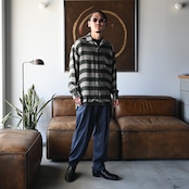THE DAY(ザデイ)MOLESKIN DOUBLE BREASTED JACKETスタイル。