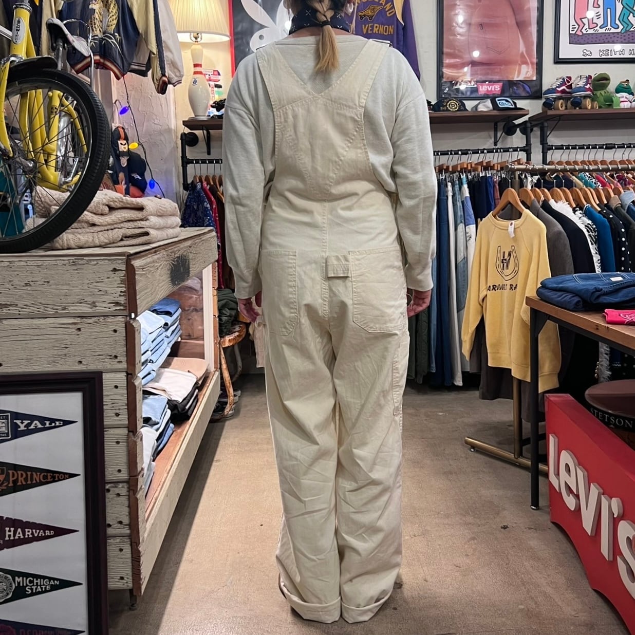 70's Sears White Overall | BLUE VALENTINE