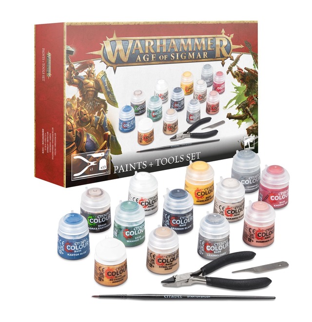 エイジ・オヴ・シグマー:ペイント+ツールセット(4版) AOS PAINTS + TOOLS SET