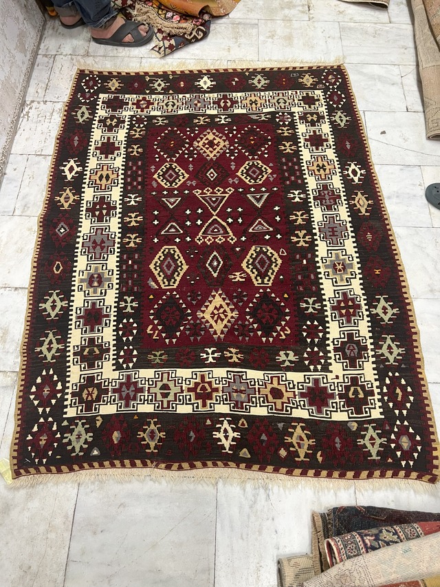 絨毯クエスト65 後編【No.686】Kilim　キリム  ※現在、こちらの商品はトルコに置いてあります。ご希望の方は先ずは在庫のご確認をお願いします。