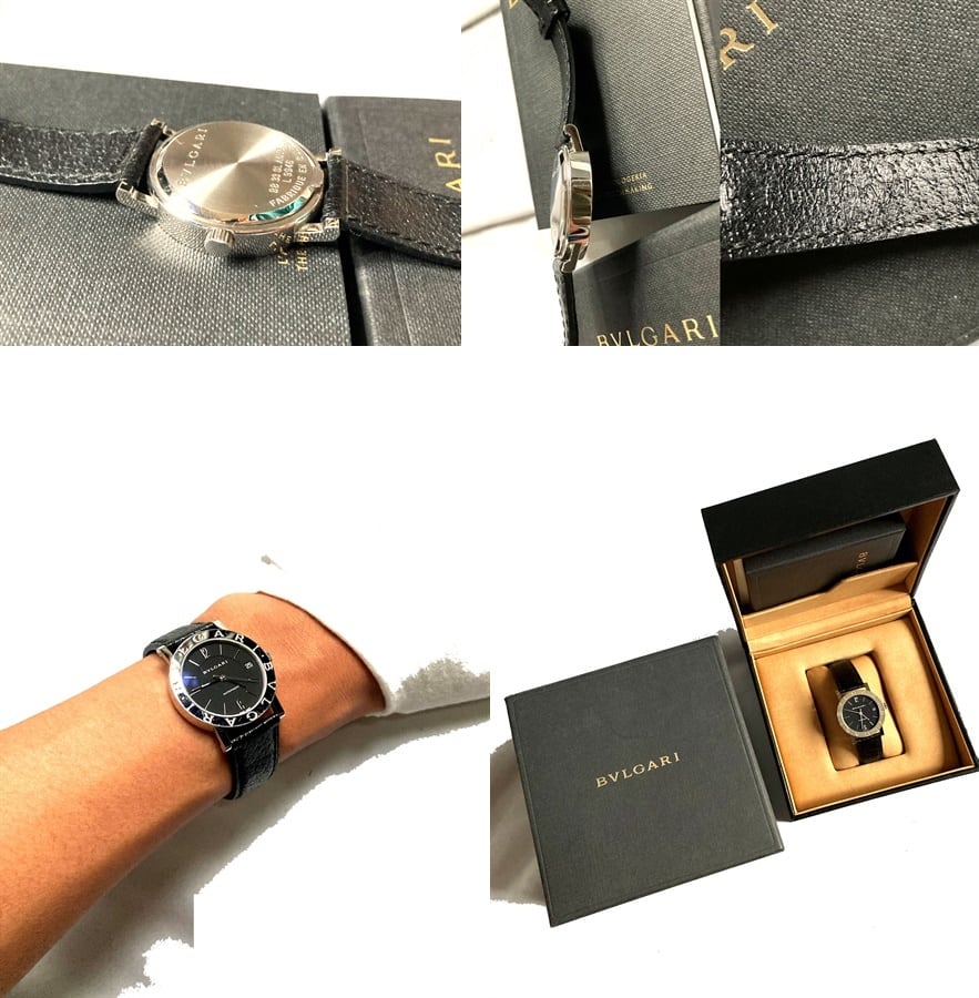 極美品 国内正規 完備 純正 BVLGARI BB33SL 定価50万 ブルガリブルガリ