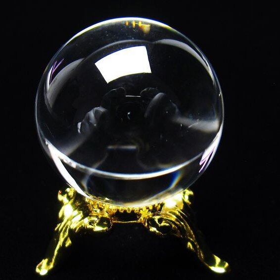 水晶 丸玉 ブラジル産 24mm 一点物 おまかせ便 141-6442