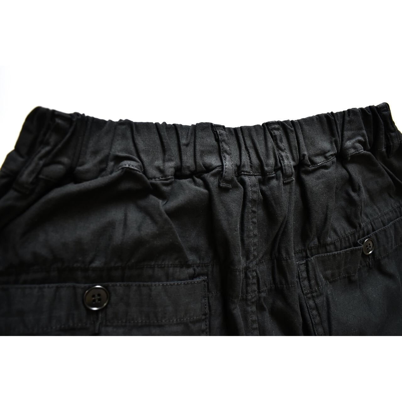 サージュデクレ スラックス パンツ ブラック SAGE DE CRET / CO/LI BACK SATIN ONE-TUCK WIDE PANTS / バックサテン
