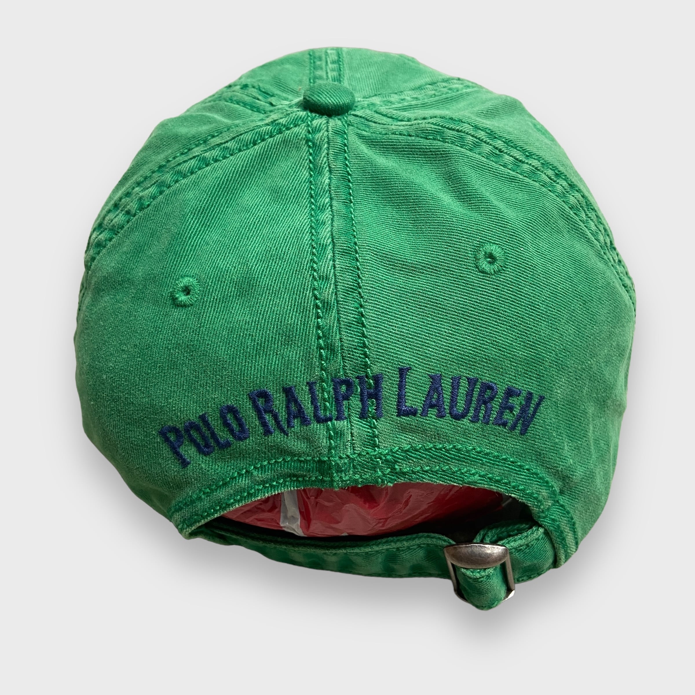 90s Ralph Lauren ラルフローレン 刺繍ロゴキャップ グリーン 90s Ralph Lauren ラルフローレン 刺繍ロゴキャップ グリーン