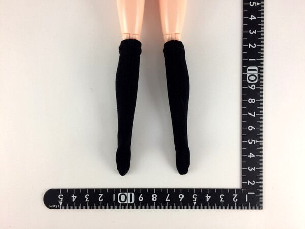 ドールアクセサリ 1/6 女性用 靴下 ストッキング 黒 BS172 - 画像2