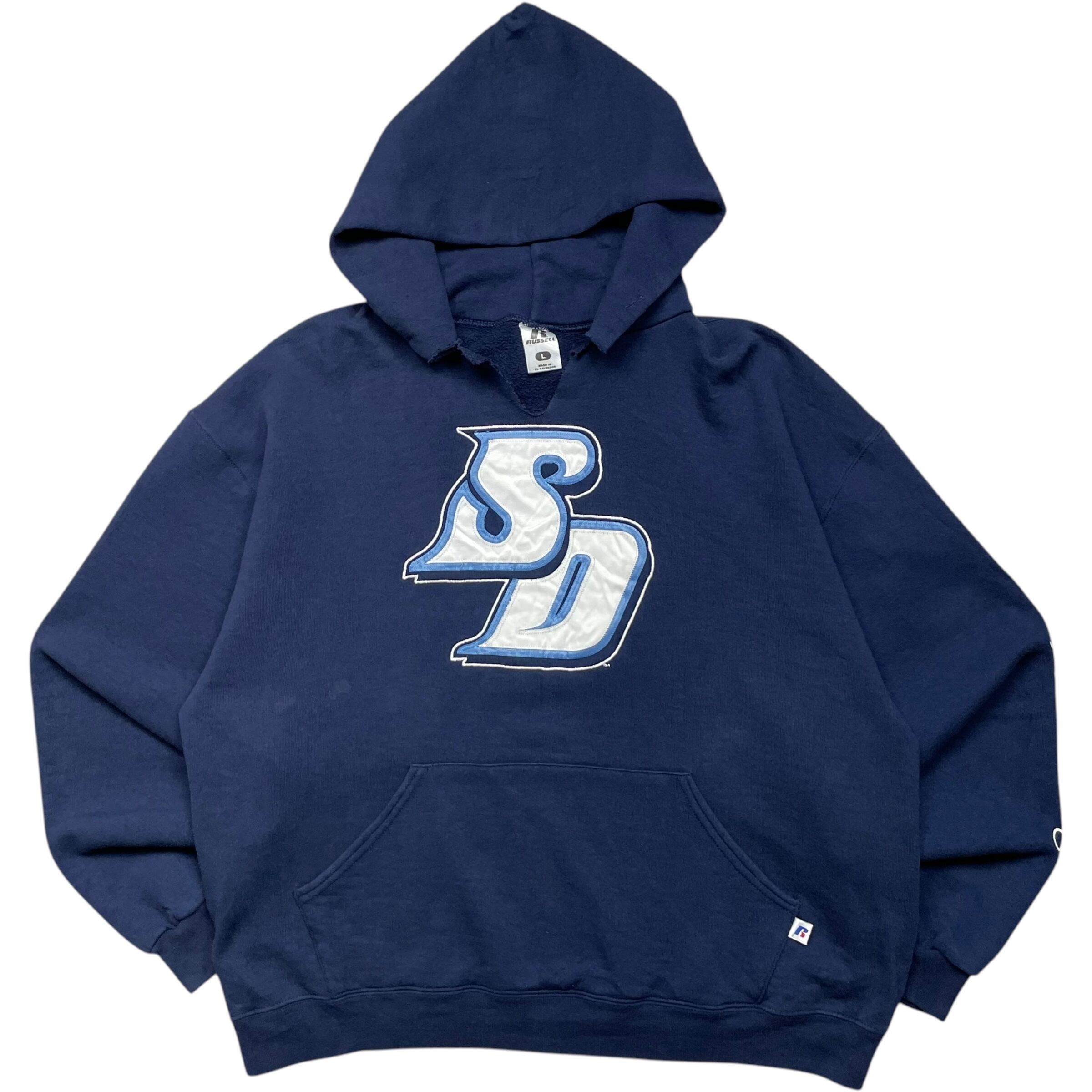《L》 russell athletic ラッセルアスレチック パーカー スウェット サンディエゴ大学 カレッジ no.7014