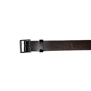 PRADA dark brown leather belt