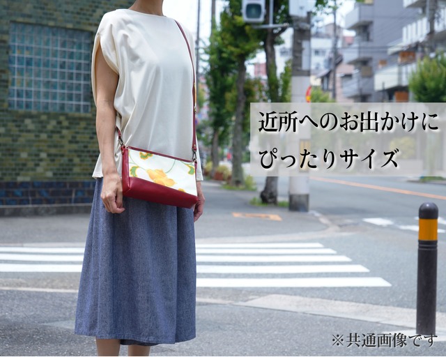 ショルダーバッグ【ミニマム】着物地： NO.219