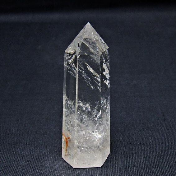 水晶 六角柱 ポイント 置物 一点物 142-11013