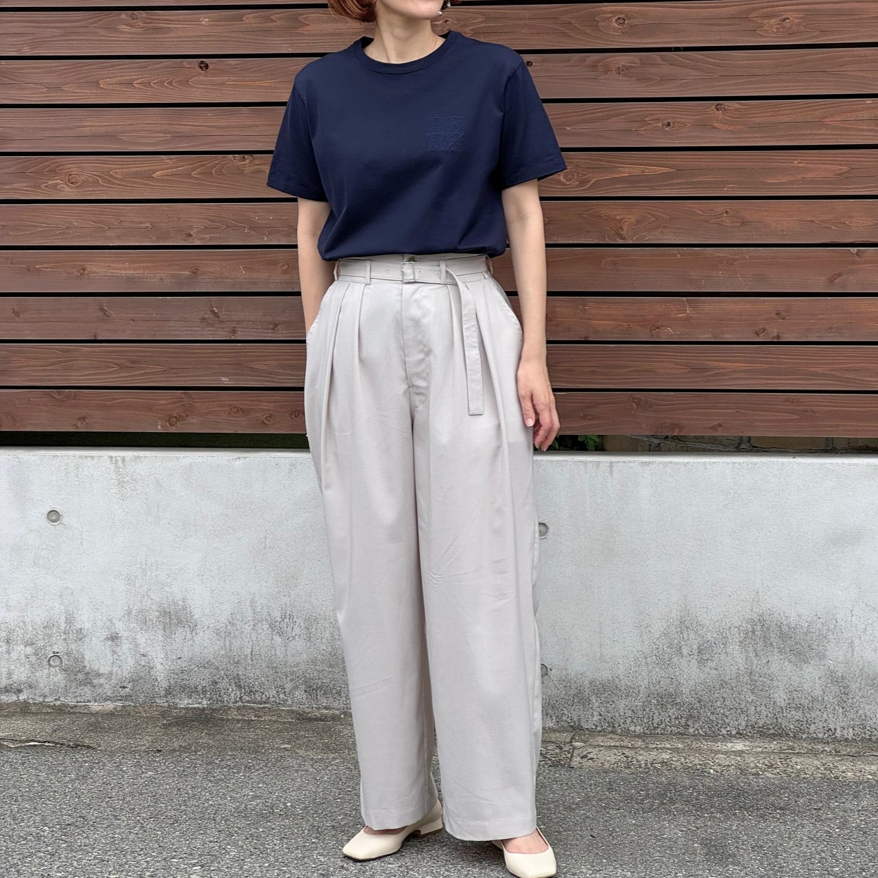 【lelill(レリル)】ベルテッドワイドPANTS