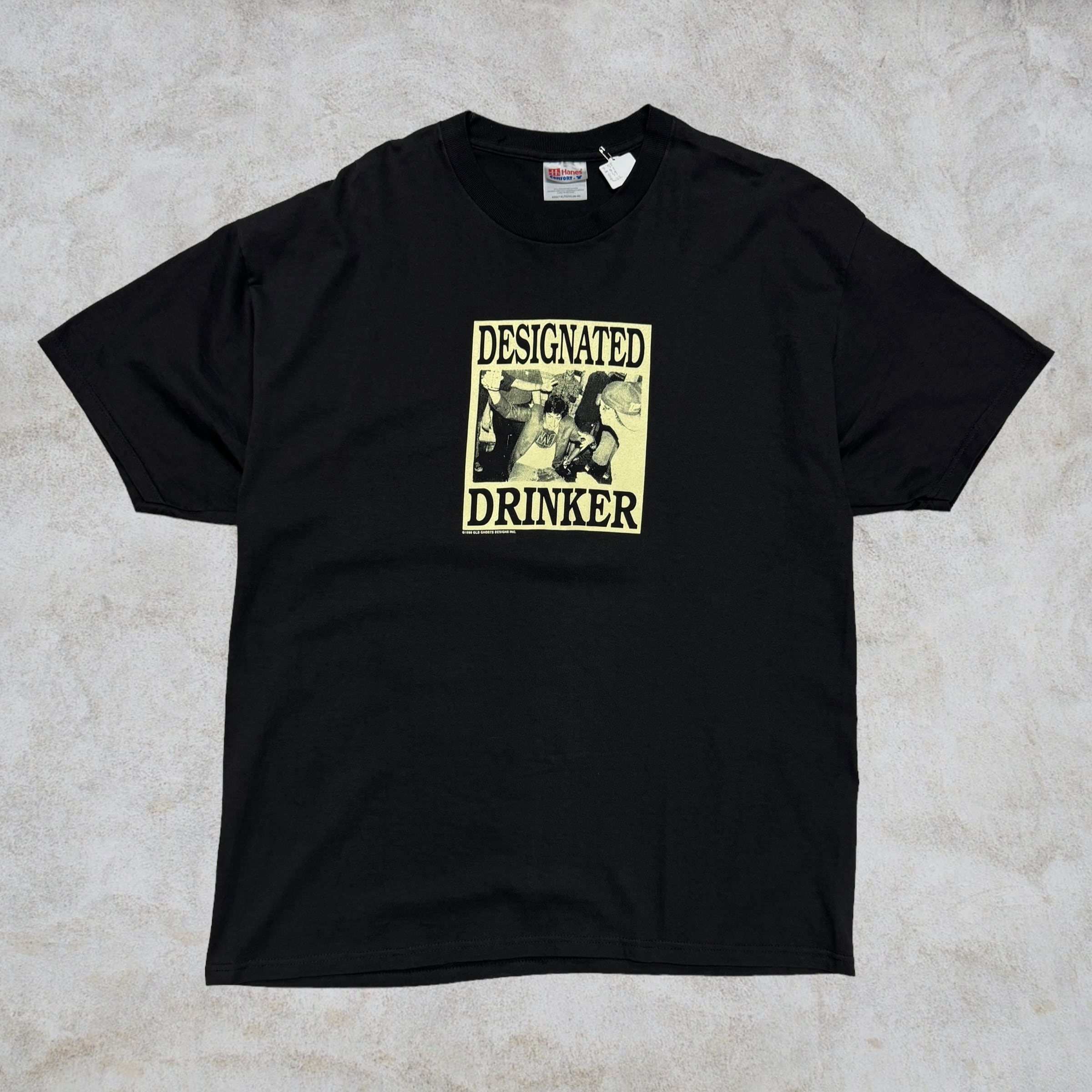 90's OLD GHOSTS DESIGNS INC. Tee “DESIGNED DRINKER” 【Other 90's OLD GHOSTS DESIGNS INC. Tee “DESIGNED DRINKER” 【Other