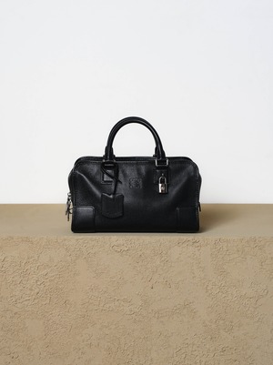 LOEWE ロエベ ブラック アマソナ28 シルバー金具 ハンドバッグ