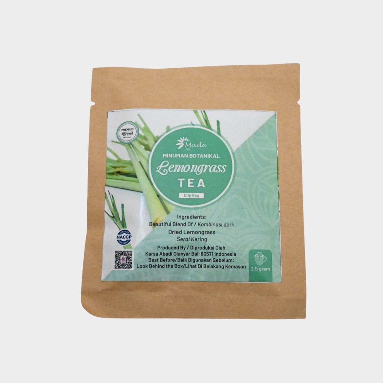 【ティーバッグ】Lemongrass Tea｜レモングラスティー