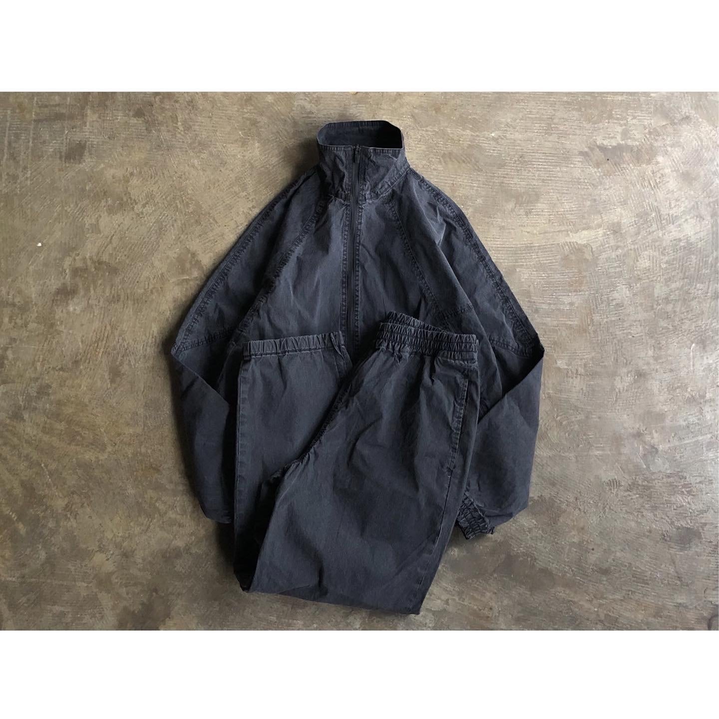 DESCENTE PAUSE(デサントポーズ) Cotton Nylon Bio Wash Track Jacket ...