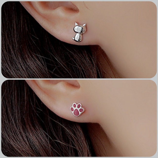 シルバーピアス 猫 ぷっくり 後ろ姿 肉球 アシンメトリー 小ぶり シンプル 可愛い レディース 猫雑貨のお店 Nekolike シルバーピアス 猫 ぷっくり 後ろ姿 肉球 アシンメトリー 小ぶり シンプル 可愛い レディース 猫雑貨のお店 Nekolike