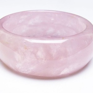 ローズクォーツ バングル 一点物 メール便可 [M便 1/10] 111-37065