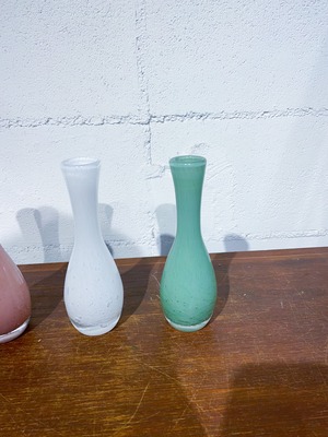 花瓶　objet glass vases "Water drop"