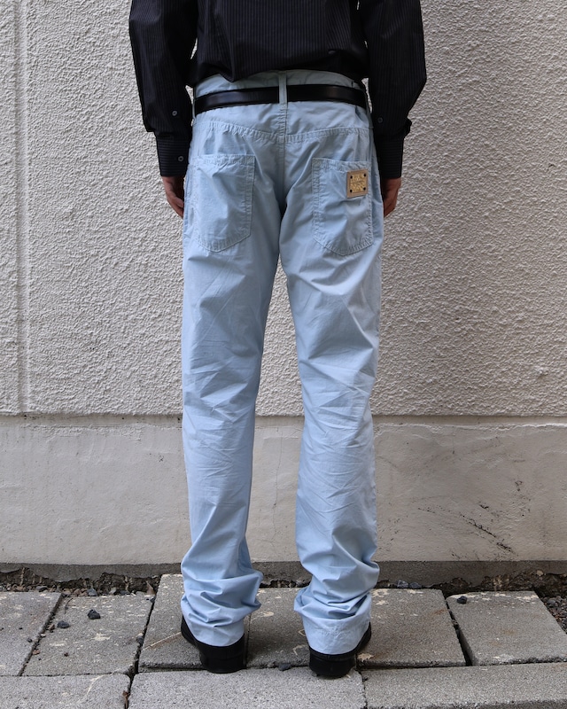 【DOLCE&GABBANA】coloring slim fit trousers