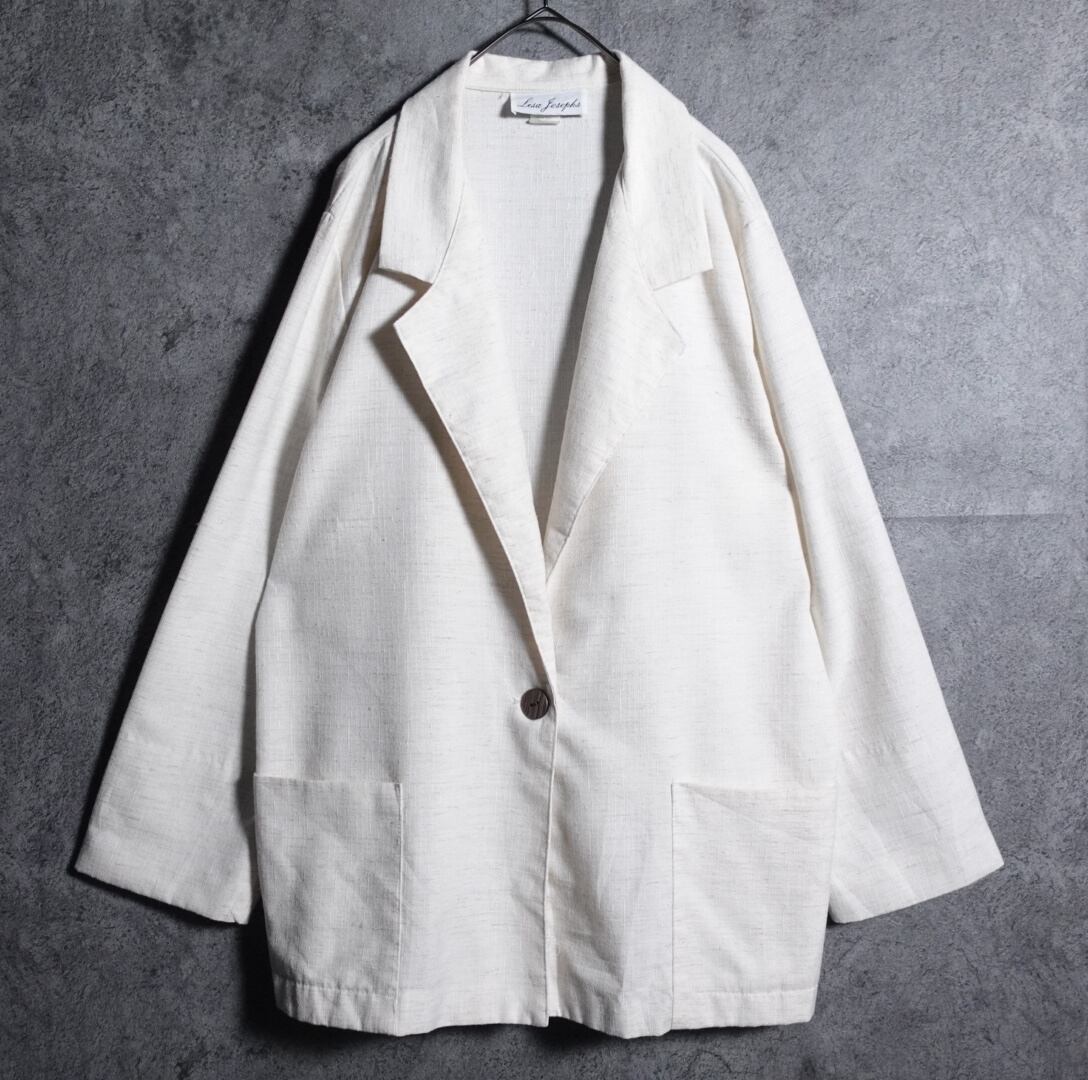 Ivory easy tailored jacket