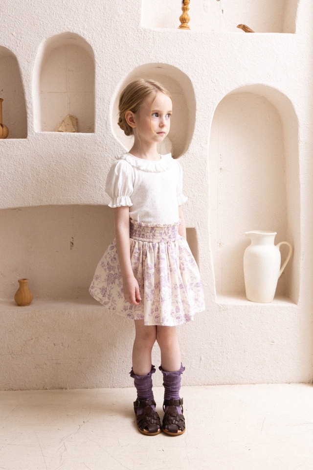 ラスト1 lavenderXL【即納】<perrobebe>  Elara skirt