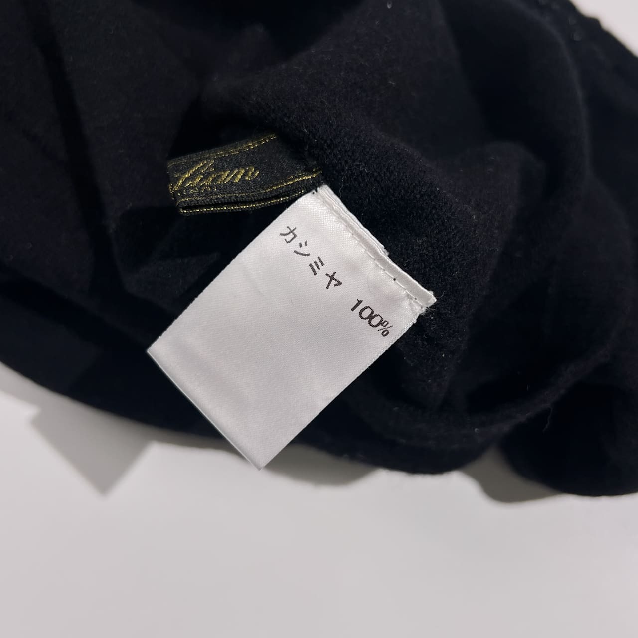 カシミヤ100% Leilian レリアン フローラール ビーズ レース デザイン ニット セーター 9/ブラック 黒 レディース