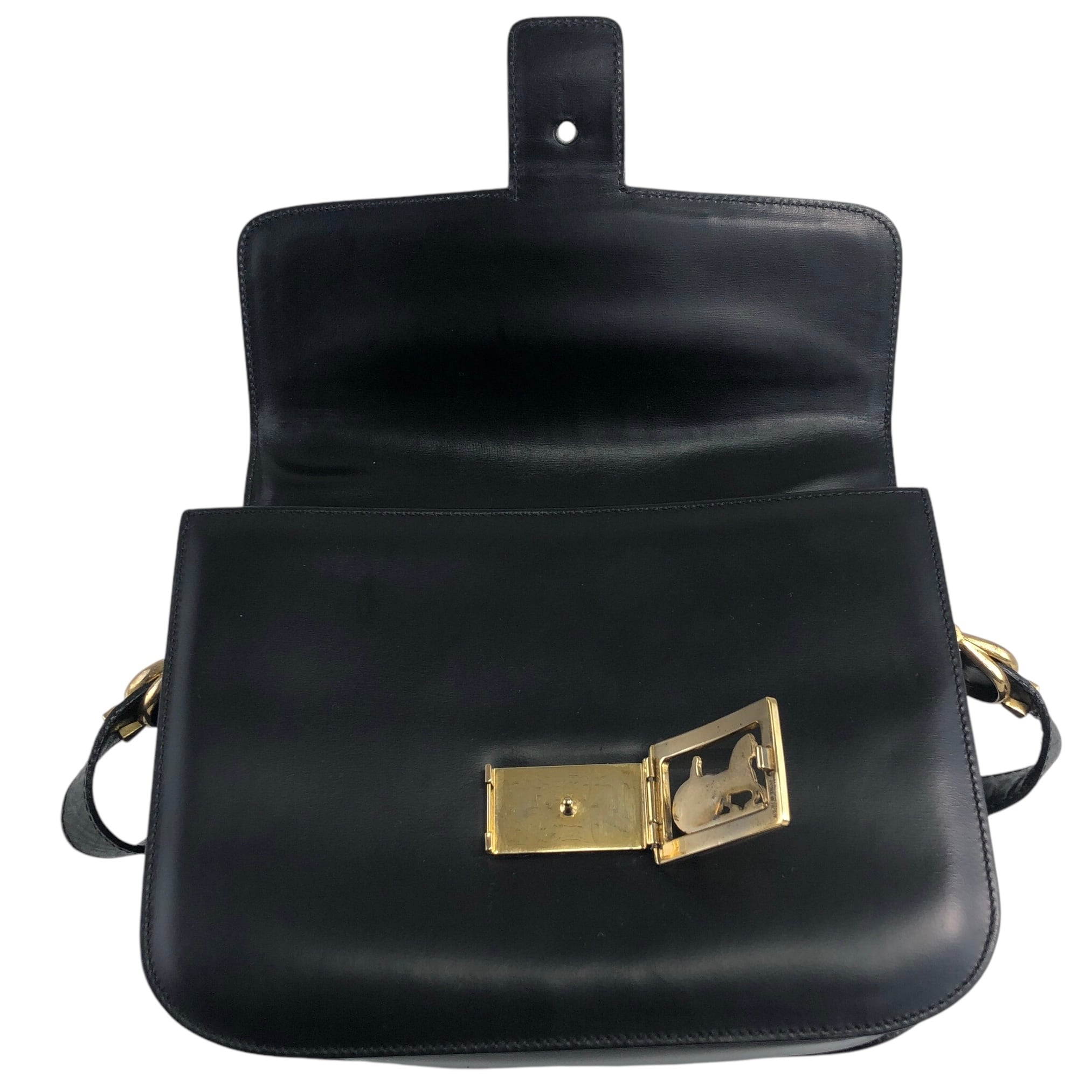 CELINE セリーヌ ショルダーバッグ ブラック 馬車 ホースキャリッジ
