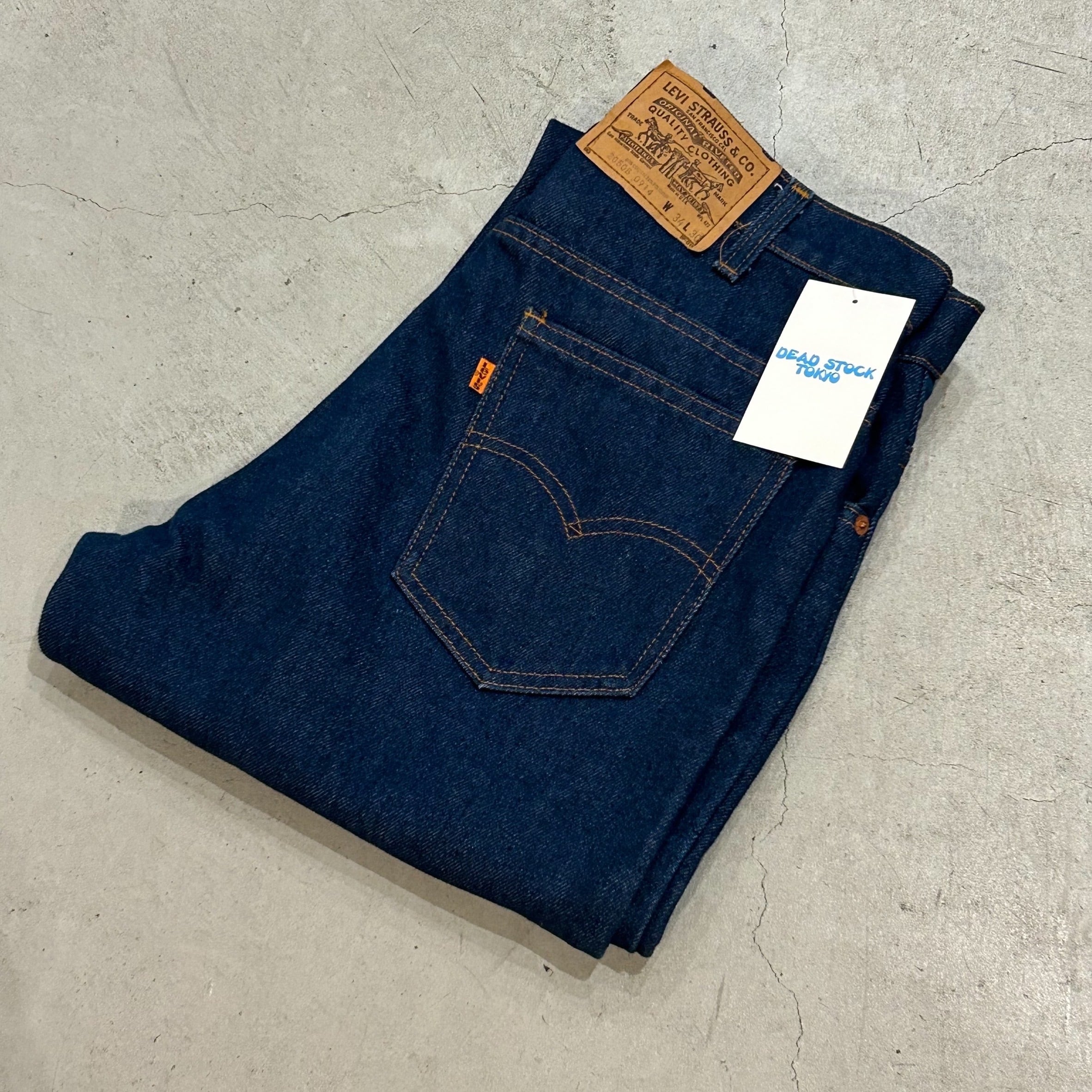 "DEAD STOCK" Late 1970s〜1980s Levi's 508 denim pants “42TALON”